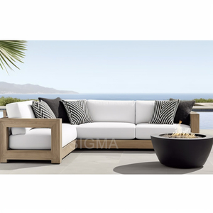 Six Sence, piezas <span class=keywords><strong>de</strong></span> <span class=keywords><strong>muebles</strong></span> <span class=keywords><strong>de</strong></span> sofá <span class=keywords><strong>de</strong></span> madera <span class=keywords><strong>de</strong></span> teca <span class=keywords><strong>de</strong></span> alta calidad, Villa, Hotel, Patio, <span class=keywords><strong>terraza</strong></span>, <span class=keywords><strong>muebles</strong></span> <span class=keywords><strong>de</strong></span> jardín <span class=keywords><strong>modernos</strong></span> en el exterior - Product Image 2