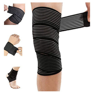 Bandages de genou en néoprène respirant de haute qualité, pour la musculation, la salle de sport, l'entraînement, résistants, unisexes, logo personnalisé, faible MOQ, fabriqués au Pakistan, pour la musculation - Product Image 4