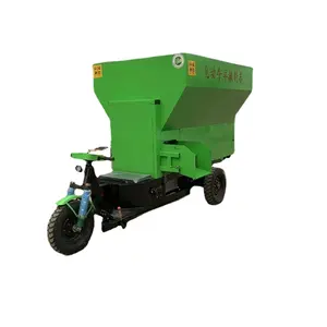 Bestselling Power Tricycle Cattle Feed Distributor Feed Spreader Mill Feeding Cart