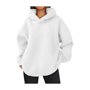 Sweat à capuche surdimensionné en coton polaire pour hommes, sweat-shirt en peluche délavé vintage lourd pour l'hiver Streetwear impression numérique - Product Image 1