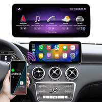 12.3 inci 8 inti Android 13 GPS Navigasi Audio Stereo Mobil Untuk Mercedes Benz GLA CLA A Class 2016-2018 NTG5.0