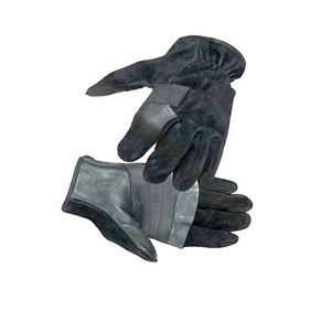 <b>Roping</b> Purpose Rescue Tactical Com Bat Cut Proof Needle Resistant Anti Slip Leather Palm Safety Gloves - Product Image 2