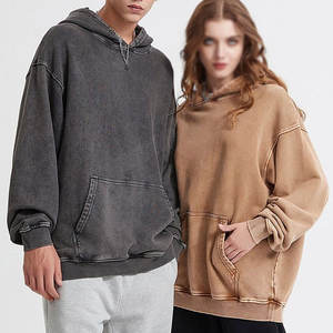 เสื้อฮู้ดผ้าฝ้ายโอเวอร์ไซส์สำหรับผู้ชายเสื้อมีฮู้ดพิมพ์โลโก้ - Product Image 6