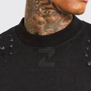 Sweat-shirt polaire à manches longues imprimé personnalisé pour hommes à la mode d'hiver-Mélange de coton respirant et écologique - Product Image 4