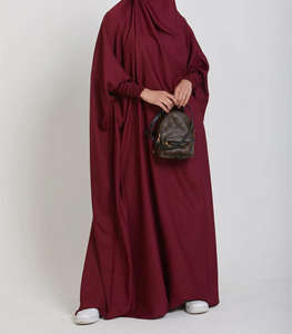 2025 New Arrival High Quality Muslim <b>Prayer</b> <b>Clothes</b> Thobe/Thawb Overhead for Jilbab Khimar Abaya Wholesale for Spring - Product Image 1