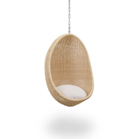 Fauteuil suspendu en rotin moderne 100 % fait main de qualité supérieure, idéal pour l'extérieur, la décoration de salon et la maison – Vente en gros Vietnam