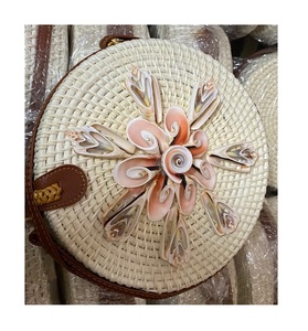 Vietnam Fabrication En Gros Tissé À La Main Sac En Rotin De Bonne Qualité Avec Le Meilleur Prix Pour Les Femmes-Sac À Main Pour La Plage D'été - Product Image 4