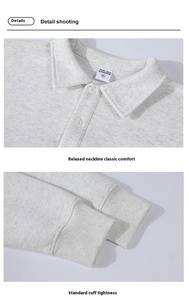 เสื้อสเวตเตอร์แบบสตรีทเสื้อมีฮู้ดและเสื้อสวมหัวสำหรับผู้ชายดีไซน์เปิดคอและซิป100% ผ้าฝ้ายแท้ผู้ผลิตแฟชั่น - Product Image 4