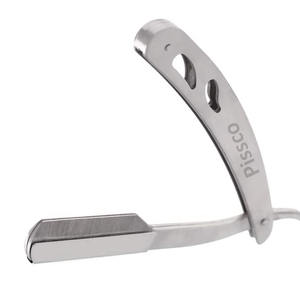 Navajas de afeitar plegables, navajas rectas, cuchilla de afeitar individual para cortar la barba, herramienta de barbero fabricada por Pissco Pakistán - Product Image 5