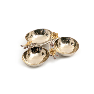 ชุดชามทองเหลืองโบราณสำหรับงานแต่งงานและกิจกรรมอื่นๆชามทองเหลืองดีไซน์เนอร์ทำด้วยมือคุณภาพสูง - Product Image 5