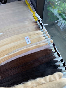 ผมต่อสีบลอนด์ผมเวียดนามธรรมชาติความยาวทั้งหมดจาก12-32นิ้วราคาโรงงาน - Product Image 2