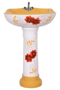 VENTE CHAUDE Lavabo moderne sur pied avec socle complet et lavabo à main - Product Image 3