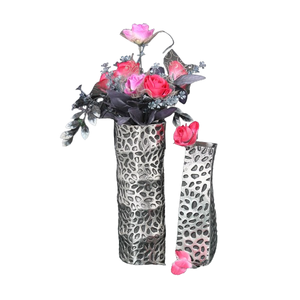 Meilleure vente Vase décoratif moderne en aluminium Vase à fleurs en métal de haute qualité pour la maison, le salon, le mariage et la décoration de table - Product Image 5