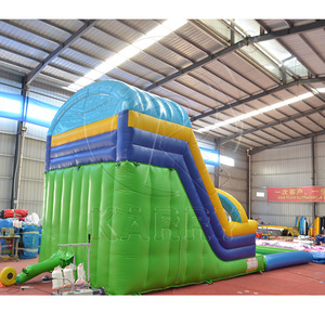 Tobogán Acuático Inflable de Grado Comercial, Tobogán de PVC para Patio Trasero, Parque Acuático para Adultos - Product Image 2