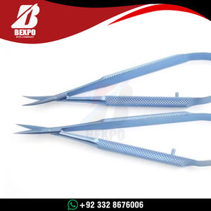 Micro Tijeras Vannas de 8cm con Punta Nano, Acero Inoxidable, Rectas, Afiladas, Reutilizables, Herramienta Microquirúrgica Oftalmológica, Neuroquirúrgica y Estética - Product Image 6