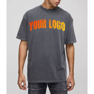 Dernier modèle de t-shirts pour hommes à manches courtes, vêtements décontractés à col rond et col rond de qualité supérieure, t-shirt 100% coton pour hommes, coupe ample - Product Image 1