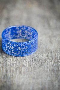 Magnifique bracelet jonc en résine style ange - Étanche, peint à la main, personnalisable - Product Image 3