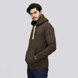 เสื้อสเวตเตอร์มีฮู้ดสำหรับผู้ชายเสื้อมีฮู้ดสีทึบเสื้อมีฮู้ดสำหรับ2025ถักพิมพ์ลายเสื้อสวมหัวผ้าฝ้ายกำหนดโลโก้และออกแบบได้เอง - Product Image 2