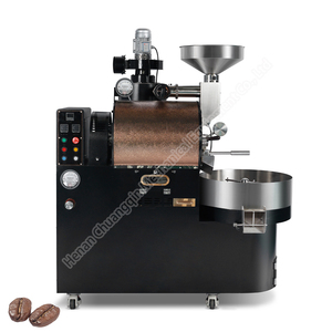 Torréfacteur électrique à <span class=keywords><strong>gaz</strong></span> 6kg 5kg 3kg 2kg 1kg Torréfacteur de café Noir 5kg 6kg Torréfacteur de café Machine à café commerciale - Product Image 3