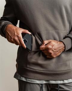 Sudadera Personalizada con Logotipo, 400G, Poliéster/Algodón, Forro Polar Grueso, Ecológica, Talla Grande, para Hombre, Estampado Otoñal, Bordada - Product Image 5