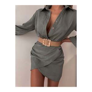 Ceinture élastique tissée carrée colorée pour femme, ceinture de veste, ceinture de chemise, ceinture de robe - Colorée - Product Image 5