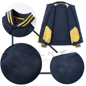 Meilleur Matériel Hommes Letterman Vestes Séchage Rapide Respirant Col Montant Saison D'hiver Fabriqué au Pakistan - Product Image 6