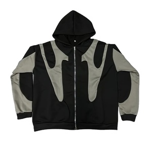 เสื้อฮู้ดดี้ผู้ชายคุณภาพสูงแบบซิปเต็มตัว ขายส่ง ผลิตตามสั่ง เนื้อผ้าฟลีซหนานุ่ม เก็บความร้อน มีจำหน่าย เสื้อฮู้ดดี้ผู้ชายสไตล์วินเทจ - Product Image 1