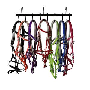 Bridon et Licol Équestre de Haute Qualité en Cuir PVC Imperméable avec Rênes et Logo Personnalisé, Caractéristiques de Sécurité pour l'Équitation - Product Image 4