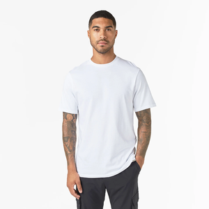 Camiseta personalizada de alta calidad para hombre con cuello redondo y hombros caídos, sudadera 100% de algodón en blanco, camiseta de gran tamaño para hombre, Ringer unisex - Product Image 5