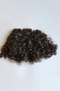 Extensions de cheveux humains vierges bouclés en vrac pour tresses, double trame, provenant du Vietnam, sans traitement chimique, paquet de 100g - Product Image 4
