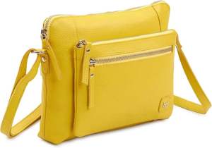 Premium Leather Crossbody <b>Bag</b> for Women Elegant Designer Shoulder <b>Sling</b> Messenger Purse | Trendy, Chic, Stylish & Versatile Look - Product Image 4