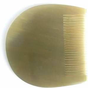 Natural Buffalo Horn <b>Comb</b> Anti Static Ox Horn Hair Massage <b>Comb</b> Natural Ox Horn Pocket <b>Wide</b> Toothed <b>Comb</b> Unique Buffalo - Product Image 6