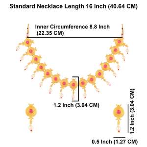 <b>Indian</b> Wholesale Jewellery Gold Plated Manufacturer Bridal Crystal Traditional <b>Necklace</b> Earrings With Maangtikka Set For Women - Product Image 4