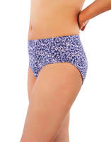 Bikini taille haute sexy pour femme, imprimé léopard unique, en fibre de bambou tissée, sans couture, respirant, confortable, écologique et antibactérien