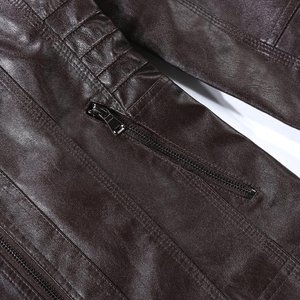 Veste en cuir pour femmes de haute qualité du meilleur fournisseur de différentes tailles vente directe d'usine veste en cuir pour femmes - Product Image 6