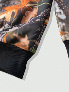 Sweat-shirts de chasse en polaire polyester personnalisés en gros, sublimation thermique, impression 3D, camouflage, sweat-shirts thermiques pour hommes - Product Image 5