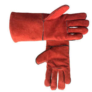Guantes de soldadura de cuero Kevlar de alta calidad, tamaño grande, Protección máxima para entornos cálidos, guantes de seguridad - Product Image 6