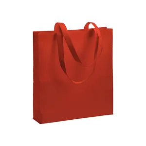 Borse Shopper Promozionali Eco-Friendly in R-PET con Soffietto per la Sostenibilità - Product Image 4