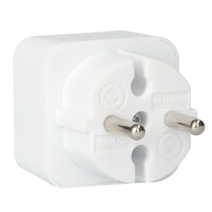 Adattatore bianco piatto a doppia presa (GSC 103000013) - Product Image 4