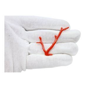 Pièce de 10 carats bâton de corail rouge italien naturel pierre précieuse en vrac corail brut poli quantité en vrac disponible - Product Image 2