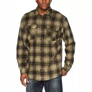 स्वयं कॉलर बहु-जाँच Falalin शर्ट Mens स्मार्ट फिट फुल आस्तीन 100% ऊनी ठीक कपास मिश्रण सर्दियों फैशन शर्ट