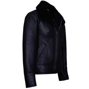 Chaqueta de piel de vaca auténtica hecha a medida para hombre, chaqueta de piel de alta calidad para invierno - Product Image 3