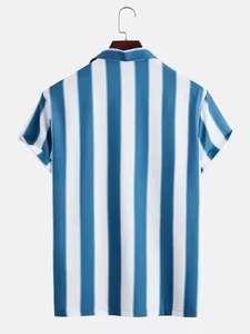 Conjunto informal de calle de verano para hombre, venta al por mayor, conjunto de dos piezas con pantalones cortos estampados y camisetas de secado rápido y transpirable - Product Image 2