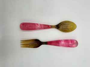 Ensemble de cuillères élégantes en corne de buffle, style rustique et vintage, polies à la main, pour un usage quotidien en cuisine - Product Image 5