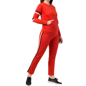 Chándal de mujer con tu propio logotipo 65% algodón 35% poliéster chándal de mujer de ajuste relajado de gran tamaño con logotipo personalizado impreso - Product Image 2