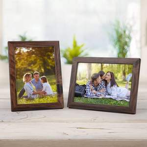 5x7 Cadre Photo Marron Ensemble de 12, Multi Rustique Bois de Noyer-Couleur 5 par 7 Cadres Photo en Vrac pour Mur ou Table - Product Image 3