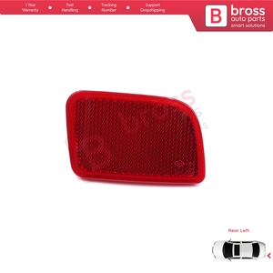 Réflecteur de pare-chocs arrière gauche BSP1235-1 pour Master 3 Scenic 2 NV400 Interstar Movano B X62 8200152642 - Product Image 3
