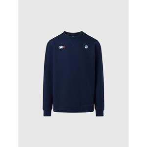Maglia North Sails GB1 Blu Navy con Logo, 100% Cotone Lavorato a Maglia - Product Image 6