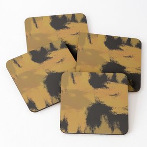 2024 Durable fait à la main naturel 523 bois de manguier/bois d'acacia sur imprimé thé servant sous-verres 4 pièces ensemble maison et cuisine - Product Image 6