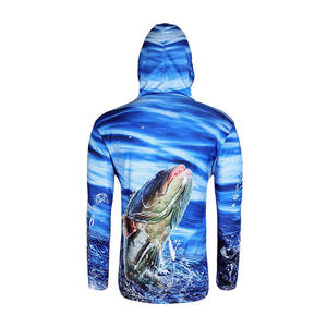 Oem Offre Spéciale personnalisé de haute qualité chasse vêtements de pêche impression anti uv hoodies de pêche professionnel maillots de pêche - Product Image 3